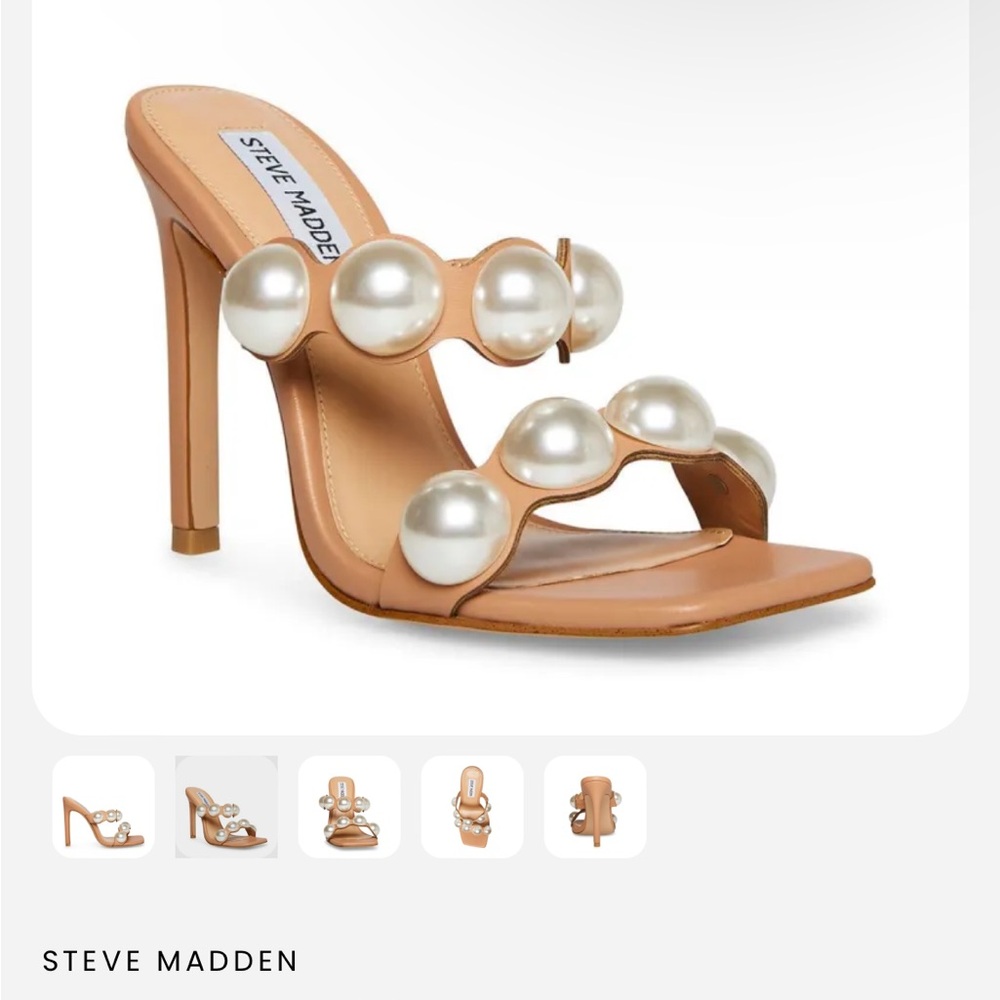 Steve Madden Jovanni Heel Tan sandals